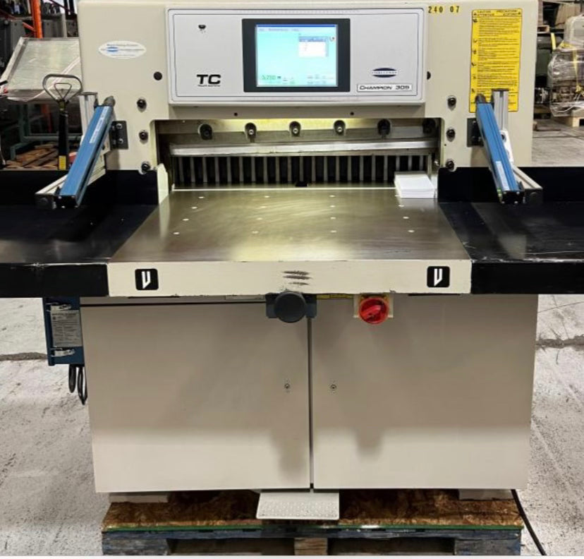 Challenge 305TC Paper Cutter Paper Handling Bindery Solutions