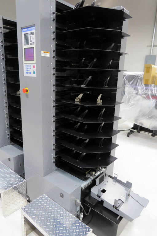 Duplo System 5000 Air-Feed Collator and DBM120 Automated Booklet Maker Binding Machine Bindery Solutions