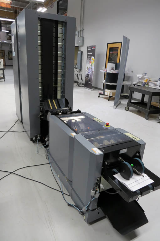 Duplo System 5000 Air-Feed Collator and DBM120 Automated Booklet Maker Binding Machine Bindery Solutions