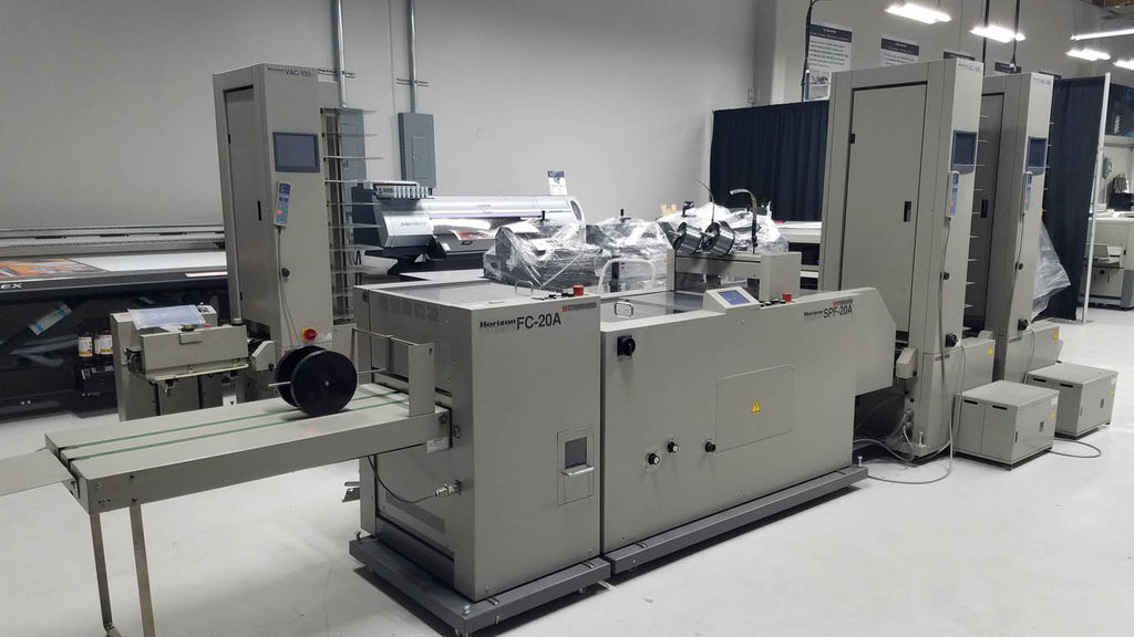Horizon VAC-100 SPF FC-20A Collator and Bookletmaker Binding Machine Bindery Solutions