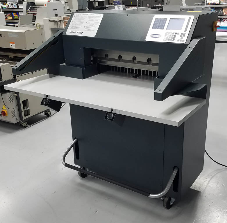 Pre-Owned Challenge Titan 230 23” Programmable Paper Cutter