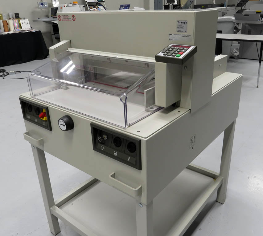 MBM Triumph 4850 18 5/8” Electronic Paper Cutter Bindery Solutions