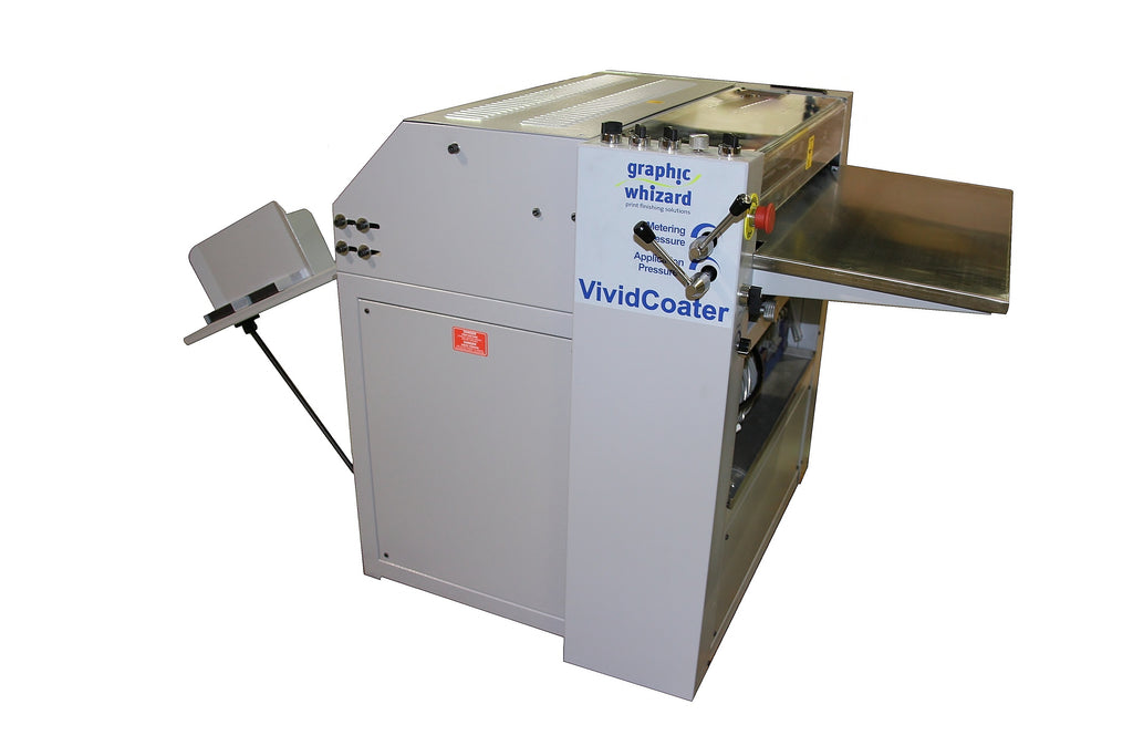 Graphic Whizard Vivid Coater XDC 530 Micro UV Coater Bindery Solutions