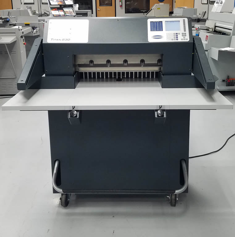 Pre-Owned Challenge Titan 230 23” Programmable Paper Cutter